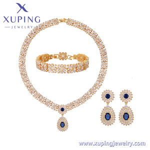 <span class=keywords><strong>Set</strong></span>-462 Xuping nuevo conjunto de joyas de lujo para mujer de circón multicolor, conjuntos de joyas de Boda nupcial africano - Product Image 2