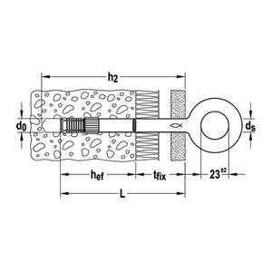 Neo cơ khí FA-G bằng thép với lỗ gắn 23 mm (20 miếng) - Product Image 4