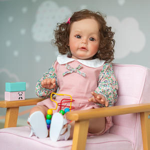 Muñeca realista de silicona de cuerpo completo de 55cm para recién nacido, adorable muñeca realista, lindo compañero para tu pequeño - Product Image 5
