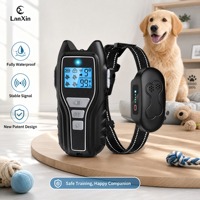 Collar de Adiestramiento para Perros con Control Remoto Inteligente Recargable, Plástico ABS Ecológico, Impermeable, 4 Modos de Seguridad, Linterna y Sonido