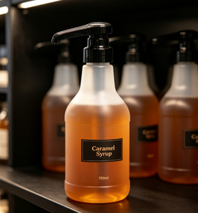 Pompe à vis lisse 33/410 pour sirop, 5cc, 8cc, 10cc, en plastique PP de qualité alimentaire, distributeur de sauce pour bouteille de sirop aromatisé au café - Product Image 5