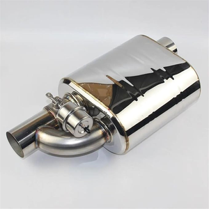 Universele uitlaatdemper met klep, <span class=keywords><strong>2</strong></span> inch, <span class=keywords><strong>2</strong></span>,25 inch, <span class=keywords><strong>2</strong></span>,5 inch, <span class=keywords><strong>2</strong></span>,75 inch, <span class=keywords><strong>3</strong></span> inch, met elektrische dumpklep, roestvrij staal, <span class=keywords><strong>2</strong></span> dempers, 1 controller - Product Image 2