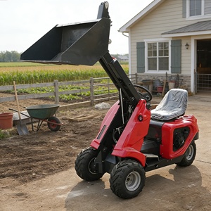 Free Shipping Wheel Loader CE EPA 5 Earth Moving Machinery Mini Wheel Loader Farm Garden Mini Wheel Drive Loader - Product Image 1