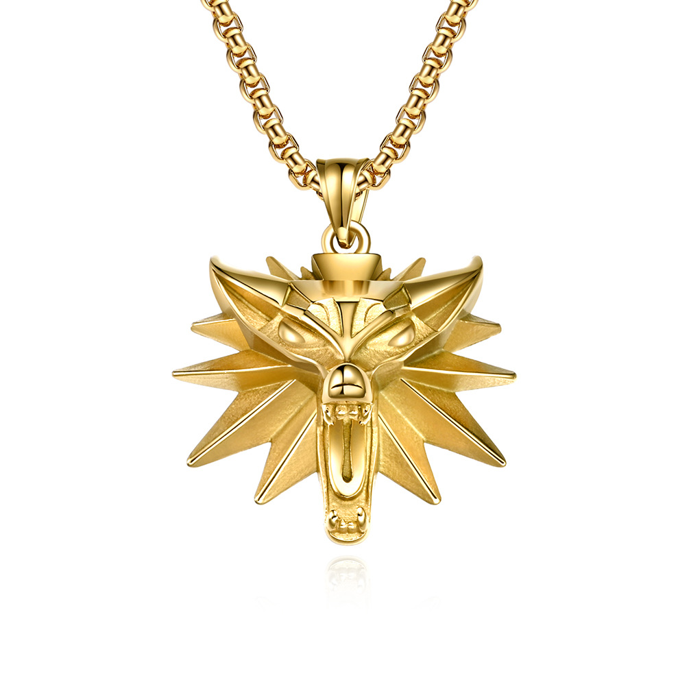 Pendentif doré PL001 3.5mm*60cm