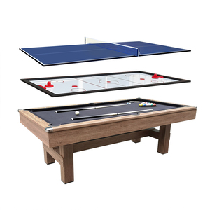 <span class=keywords><strong>Table</strong></span> de billard multifonction 3-en-1 de 9 pieds, style moderne, avec <span class=keywords><strong>hockey</strong></span> <span class=keywords><strong>sur</strong></span> <span class=keywords><strong>air</strong></span> et tennis de <span class=keywords><strong>table</strong></span>, vente en gros d'usine, en promotion - Product Image 1