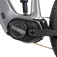 Nueva Bicicleta Eléctrica de Montaña de Carbono, 27.5/29 Pulgadas, 500W, Tracción Media, Wheeltop Inalámbrico, 12 Velocidades, Horquilla Rockshox, Suspensión Completa