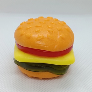 Bonbons gélifiés XXL en forme de hamburger, <span class=keywords><strong>halal</strong></span>, à la gélatine et à la pectine, avec centre fourré à la confiture - Product Image 2