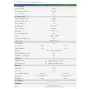 Split Single-phase Household Energy <b>Storage</b> System 5-20kwh 51.2v Battery Ip65 Solar Energy Efficiency Optimizes Home Energy - Product Image 6