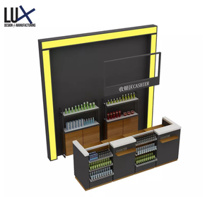 Conception personnalisée Étagère à maquillage à plusieurs niveaux Vitrine de salon de beauté Armoire de présentation cosmétique - Product Image 6