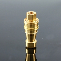 Connecteur rapide hydraulique en laiton KZD avec outils de filetage interne pour accessoires chimiques hydrauliques 1/8 3/8 1/2 3/4 1 pouce