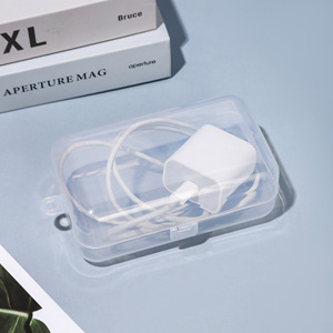 Boîte de rangement transparente en plastique pour câbles, chargeurs et cordons de données – Idéale pour la maison, les voyages, le bureau et les tiroirs - Product Image 1