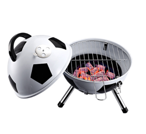 Griglia BBQ a Carbone Salvaspazio con Design a Pallone da Calcio per Campeggio, <span class=keywords><strong>Spiaggia</strong></span> e Picnic a Prezzo All'Ingrosso - Product Image 3