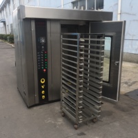 Machine électrique de cuisson du pain à four rotatif, w, four rotatif, conduite à domicile, au gaz Diesel, à l'huile, au pain, Baguette, gâteaux, pâte