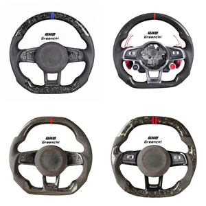 Volant en fibre de carbone amélioré et forgé pour Volkswagen <span class=keywords><strong>Golf</strong></span> 7.5 GTI MK7 Polo GTS GTD <span class=keywords><strong>GTE</strong></span> R Passat CC R-Line - Product Image 6