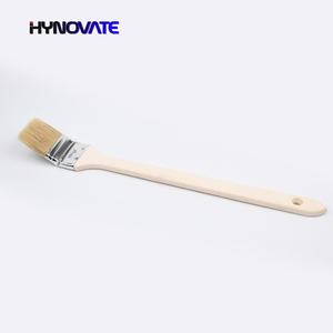 Pinceau de <span class=keywords><strong>radiateur</strong></span> à long manche en bois courbé avec pinceau de <span class=keywords><strong>radiateur</strong></span> à poils - Product Image 3