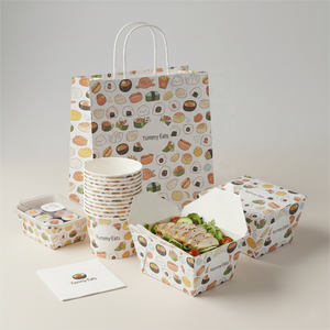 Juego de Empaques Personalizados para Comida Callejera, Caja para Pizza, Caja para Crepas, Empaque para Palitos de Waffle, Vasos para Papas Fritas, Bolsas para Llevar - Product Image 2