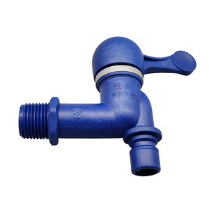 Robinet mural unique en plastique bleu antique DN15 avec cartouche céramique pour lavabo – Vente en gros - Product Image 4