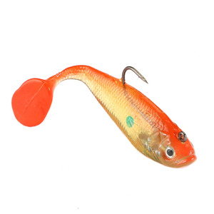 Vivo grasos naturales pescado Asturias señuelos pesca plano cola paddle PVC ambiental suave Señuelos de Pesca - Product Image 1
