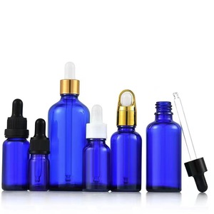 Botellas de Vidrio Azul de 20 ml de Alta Calidad Personalizadas para Aceites Esenciales con Gotero - Product Image 3