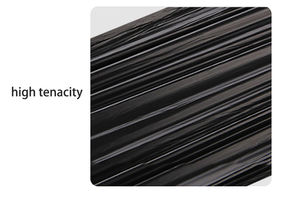 Vente en gros CFC Sacs poubelle plats personnalisés Grands sacs poubelle jetables en plastique biodégradable noir épaissi - Product Image 4