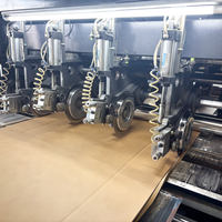 Máquina Cortadora de Cartón Corrugado Semiautomática con Panel de Control Digital para Fábricas de Empaquetado de Alto Volumen