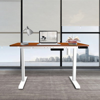Bureau moderne ergonomique Bureau debout à moteur unique Table d'ordinateur électrique de haute qualité réglable en hauteur Table d'appoint convertible