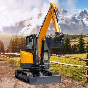 Factory Export 4.5 T Cab Crawler Excavator Side Swing with Air Conditioning Engineering Small Excavator - Product Image 2