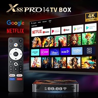 Nuevo X88 Pro 14 RK3518 Android 14 TV Box 2025, 2 GB de RAM, 16 GB de ROM, Wifi Dual de 2.4G y 5G, X88 Mini 4K Smart TV Box Android