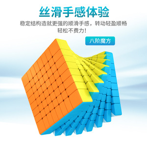Cubo mágico MoYu Mei Long, juguete de rompecabezas de velocidad profesional para niños y adultos, juego de cubos 3x3 4x4 5x5 6x6 7x7 - Product Image 4