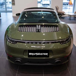 WRAPMASTER 1.52*18 mètres noir <span class=keywords><strong>Oliver</strong></span> PET brillant vinyle emballage de voiture automobile vinyle rouleaux enveloppes de véhicule - Product Image 4