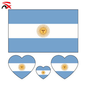 Set de Regalo para Fanáticos del Fútbol 2026, Bandera de <span class=keywords><strong>Argentina</strong></span>, Kit de Animación para Partidos de Fútbol, Pegatina de Tatuaje Argentino, Gafas de Sol, Bandera para Coche - Product Image 5