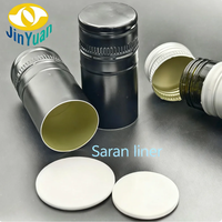 Tapas de Aluminio con Rosca Saranex/Stelvin de 30x60mm, Personalizadas de Fábrica, Grado Alimenticio, ROPP BVS para Vino Premium