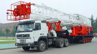 Plateforme de forage de puits pétroliers montée sur camion API XJ 350 550 pour travaux de réparation en vente