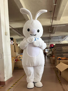 Costume de Mascotte Lapin Adorable Shengchi – Combinaison Peluche Lapin pour Adulte Unisexe, Idéal pour Pâques, Fêtes de Famille et Carnavals - Product Image 2