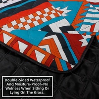 Nouvelle tapis de plage pliable et portable, imperméable et anti-sable, pour camping, randonnée, pique-nique, avec sac de transport facile