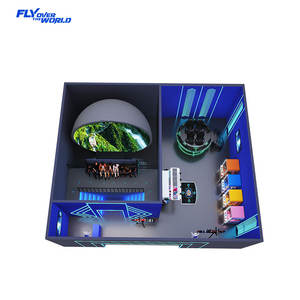 Voler au-dessus du monde Théâtre de vol Full Sense 8 Sièges 9D Cinéma de vol Smart Metaverse Cinéma de dôme de divertissement immersif - Product Image 5