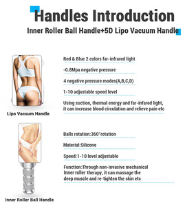 Portátil 2 en 1 Endo terapia eliminación de celulitis bola interior cuerpo rodillo masaje máquina de adelgazamiento - Product Image 6