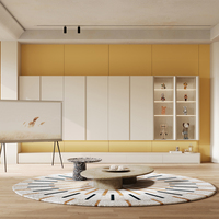 Armoires de cuisine et armoires encastrées de couleur crème scandinave personnalisées pour promoteurs et entrepreneurs immobiliers