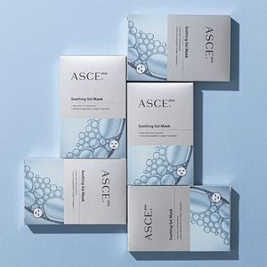 Masque facial en <span class=keywords><strong>gel</strong></span> rafraîchissant et apaisant ASCE de Corée du Sud pour hydrater, calmer la peau, la réparer après une intervention chirurgicale, 1 boîte de 3 pièces - Product Image 1