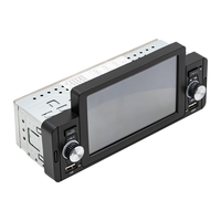 Autoradio Bluetooth universel USB 5 pouces avec Carplay et Android Auto sans fil, écran tactile simple DIN, autoradio stéréo 1 DIN