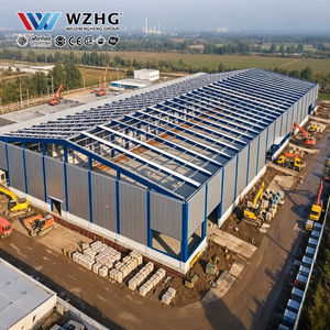 Proveedor de Almacenes de Estructura de Acero de Rápida Construcción Prefabricada, Instalación Industrial Completamente Atornillada Personalizada - Product Image 1