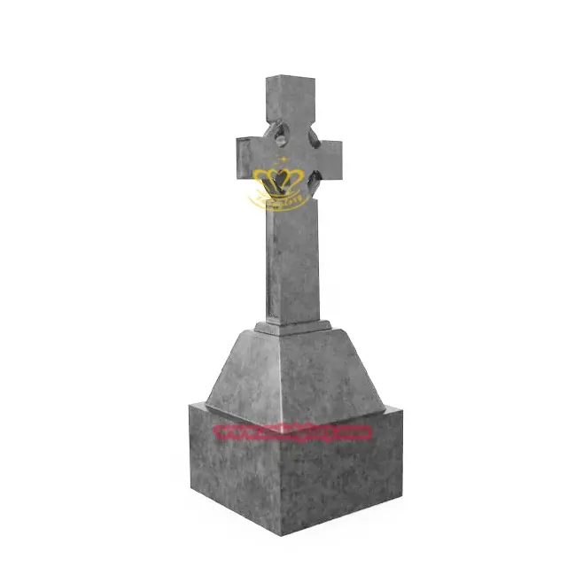 묘지 기념비 돌 조각 제품 직립 대리석 십자가 묘비