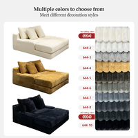 Conjunto de Sofá Modular por Compresión Combinación Moderna al Vacío para Sala de Estar Muebles de Tela Comprimida Hechos en China Fábrica de Foshan