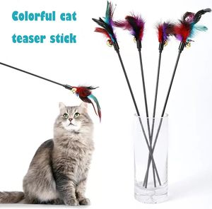 Jouets pour animaux de compagnie écologiques et amusants avec plumes, bâtonnet amusant pour chat, bâtonnet de chat, jouet pour chat - Product Image 4