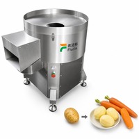 Commerciële automatische roestvrijstalen fruit- en groenteschiller, elektrische aardappel- en wortelschilmachine