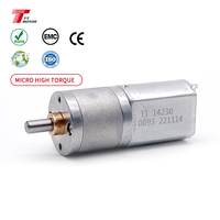 Moteur à courant continu 24V à couple élevé et faible régime, avec engrenage droit de 20 mm de diamètre, 6V 12V, 0,2A, 45g, à commutation par balais, aimant permanent, micro-moteur à courant continu