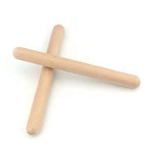 Rhythm Stick educativo bastoni musicali in legno Claves bambini strumento a percussione per la scuola di classe di musica 1 coppia - Product Image 1