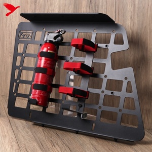 Accesorios de <span class=keywords><strong>Interior</strong></span> de coche, paneles Molle, sistema Modular de almacenamiento, estante organizador de maletero, bastidores de carga traseros, soporte para extintor S/<span class=keywords><strong>M</strong></span>/L/XL - Product Image 2