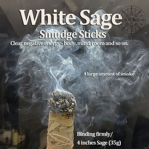 CELION House Cleansing Sage Bâtons d'encens Lavande Rose <span class=keywords><strong>Sauge</strong></span> blanche Bundle avec cristal pour nettoyer les énergies négatives - Product Image 2