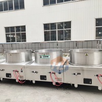 Machine à faire bouillir le lait de soja automatique HJ |   Bouilloire en acier inoxydable pour la préparation du lait de soja |   Équipement de chauffage commercial pour tofu, haute performance PLC
